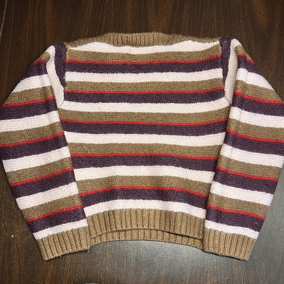 ZARA Kids Wool Striped Sweater Toddler Girls Heavyweight 100% Wool *PLEASE READ - Picture 3 of 7